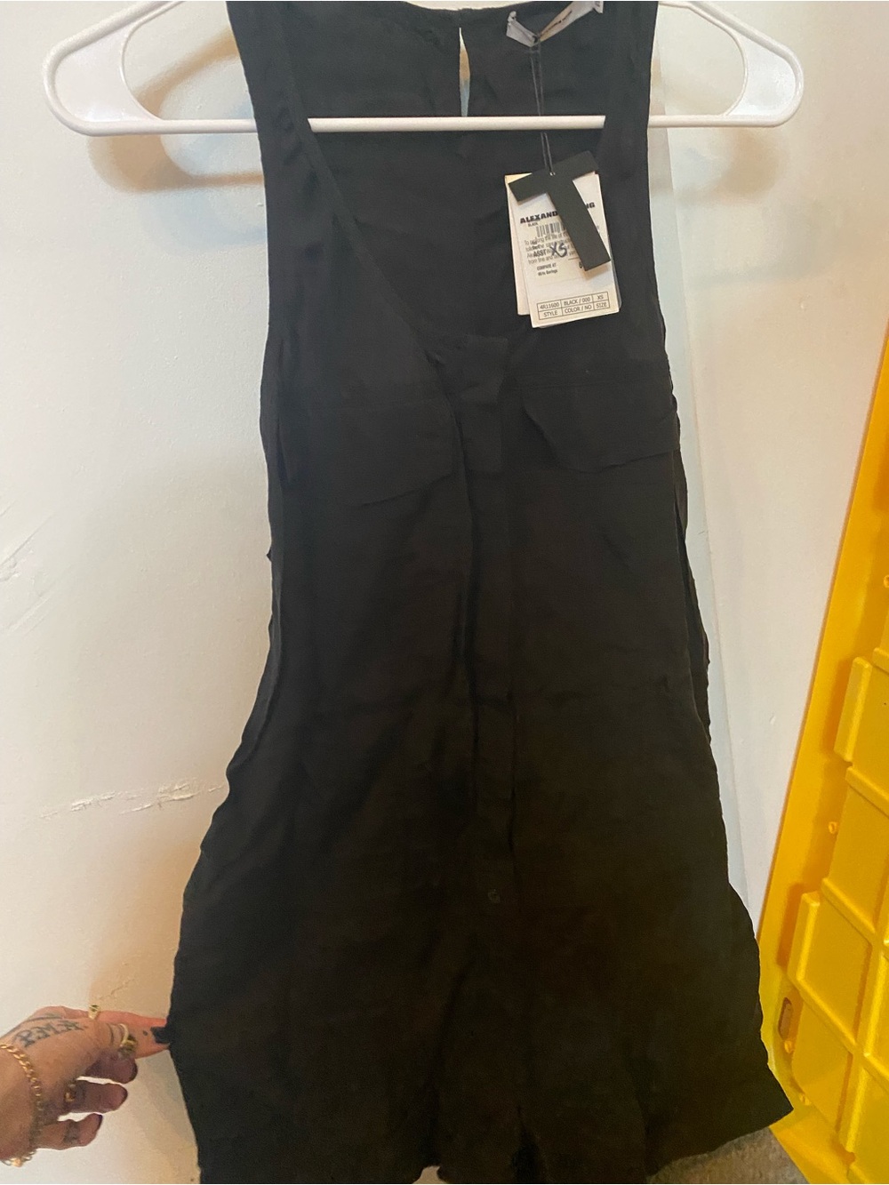 T by Alexander Wang Black Sleeveless Jumpsuit